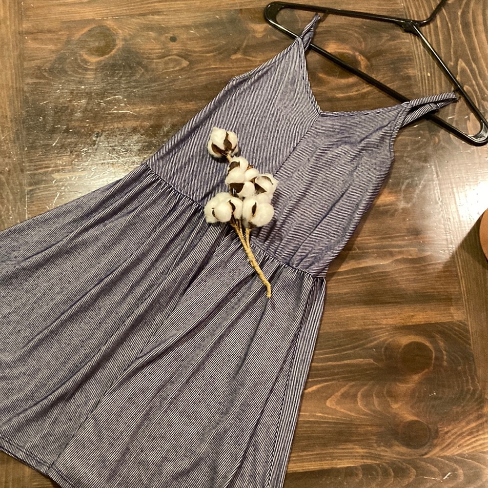 Blue and White Stripe Sundress🇺🇸